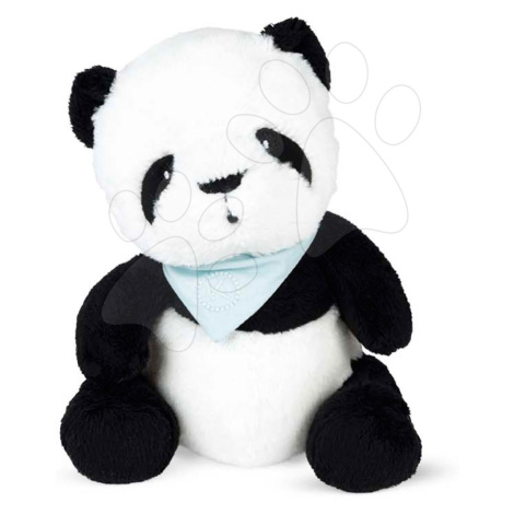 Plyšový medvěd Panda Bamboo Les Amis Kaloo se šátkem 19 cm z jemného plyše v dárkové krabičce od
