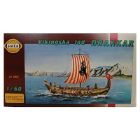 Vikingská loď drakkar 1:60