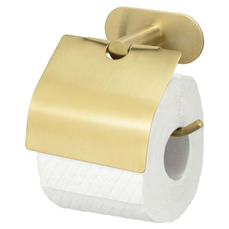 Samodržící držák na toaletní papír z nerezové oceli Orea Gold – Wenko