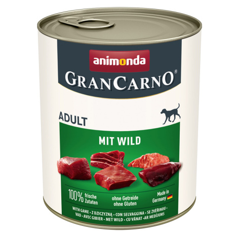 Animonda GranCarno Original Adult 6 x 800 g - zvěřina