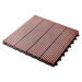 Guttadeck, terasová dlaždice WPC, 300 x 300 mm, teakové dřevo GU100001399