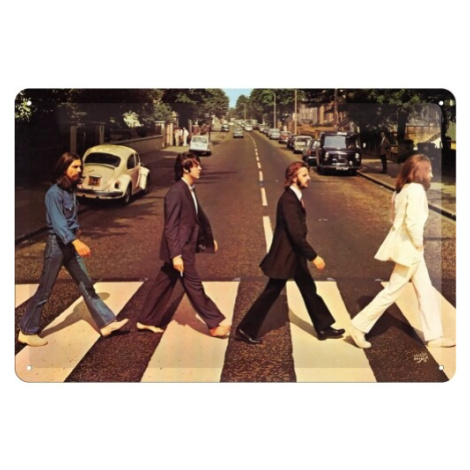 Plechová cedule Beatles - Abbey Road, (20 x 30 cm) POSTERSHOP