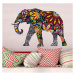 Samolepka Ambiance India Elephant, 60 x 85 cm