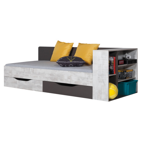 Dětská postel Tablo TA12 Barva korpusu: Grafit/Enigma, Varianty: Samostatná postel, Varianta Si: Meblar