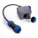 Light Impressions Kapego rozbočovač Weipu 2 výstup 4-pólový Kabelsystem 57 mm 730301