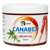 CANABEX konopné mazání hřejivý gel 250 ml