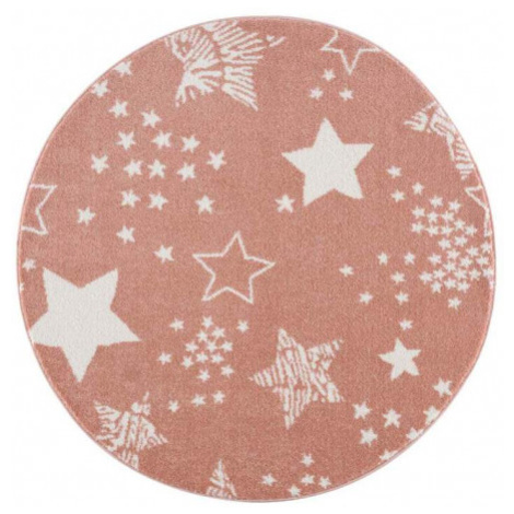Dětský koberec Hvězdy Anime 9387 růžový