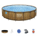 Bestway Bazén Power Steel Wood Swim Vista 5,49 x 1,22 m - 56977