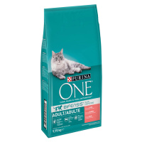 Purina ONE granule, 8 + 1,75 kg zdarma - losos & celozrnné obiloviny