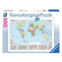 Ravensburger 15652 puzzle politická mapa světa 1000 dílků