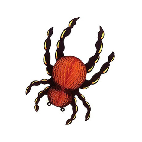 Pavouk papírový černo-oranžový 41 cm LAALU