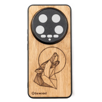 Dřevěné Pouzdro Bewood pro Xiaomi 14 Ultra Vlk Dub