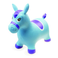 Zvířátko skákací - modrý koník