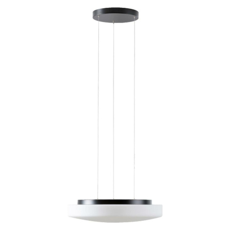 OSMONT EDN67953 EDNA LE5 závěsné skleněné svítidlo černá / bílá IP40 4000 K 24W LED
