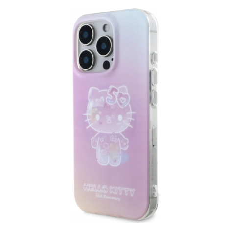 Pouzdro Hello Kitty iPhone 16 Pro 6.3 růžové IML 50TH Anniversary Magsafe