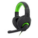 C-TECH herní sluchátka s mikrofonem NEMESIS V2 (GHS-14G), černo-zelená
