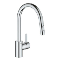 Dřezová baterie Grohe Eurosmart Cosmopolitan s vytahovací sprškou chrom 31481001