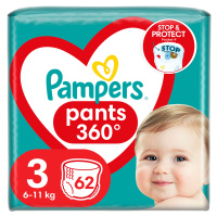 Pampers Active Baby Pants Kalhotkové plenky vel. 3, 6-11 kg, 62 ks