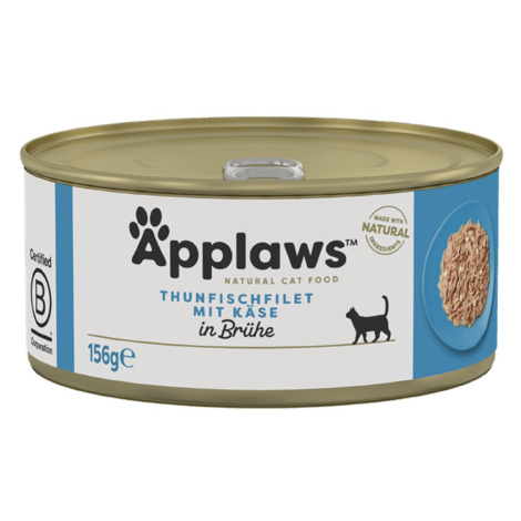 Applaws Cat filety z tuňáka a sýr 24 × 156 g