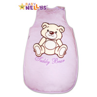 Baby Nellys Spací vak Teddy Bear lila vel. 0+