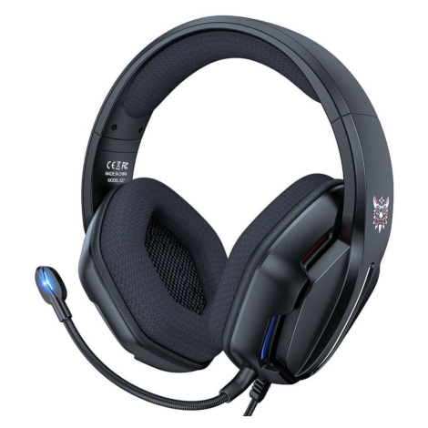 Onikuma X27 RGB Ergonomic Wired Gaming Headset Noise Canceling Mic Černá PC sluchátka