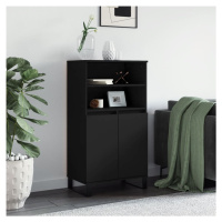 vidaXL Skříň highboard černá 60 x 36 x 110 cm kompozitní dřevo