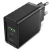 Vention 2-Port USB (A+C) Wall Charger (18W + 20W PD) Black