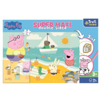 Oboustranné puzzle Prasátko Peppa SUPER MAXI 24 dílků