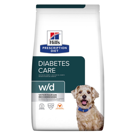 Hill's Prescription Diet w/d Diabetes Care s kuřecím - 1,5 kg Hills