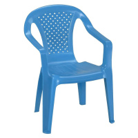 Dětská plastová židlička, modrá