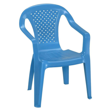 Dětská plastová židlička, modrá BAUMAX