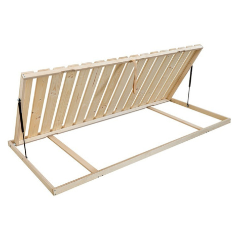 Ahorn LATT LUX 16 KOMBI - výklopný laťový rošt s nosností 140 kg 120 x 190 cm