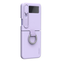 Nillkin CamShield Silky Silikonový Kryt pro Samsung Galaxy Z Flip 4 5G Misty Purple