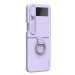 Nillkin CamShield Silky Silikonový Kryt pro Samsung Galaxy Z Flip 4 5G Misty Purple