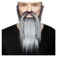 Umělé vousy - Viking, barva šedá