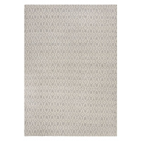 Flair Rugs koberce Ručně tkaný kusový koberec Nur Wool Dream Grey/Ivory - 80x150 cm