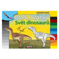 Svět dinosaurů - didaktické omalovánky