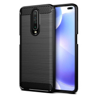 Carbon silikonové pouzdro na Xiaomi Redmi K30 black