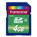 TRANSCEND SDHC karta 4GB Class 4