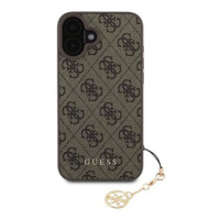 Guess 4G Charm Zadní Kryt pro iPhone 16 Brown