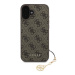 Guess 4G Charm Zadní Kryt pro iPhone 16 Brown