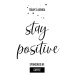 Fotografie Today’s Agenda Stay Positive Sponsored By Coffee, Melanie Viola, 26.7 × 40 cm