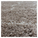 Ayyildiz koberce Kusový koberec Salsa Shaggy 3201 beige kruh Rozměry koberců: 80x80 (průměr) kru