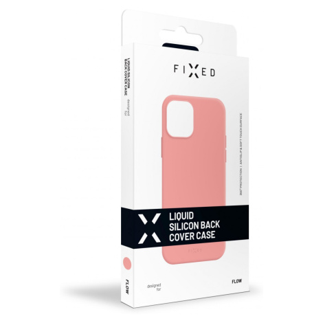 FIXED Flow zadní kryt pro Apple iPhone 12 Pro Max, růžová