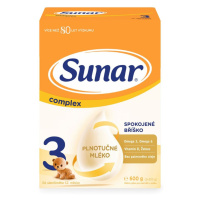 SUNAR Complex 3 batolecí mléko od 12 měsíce 600 g