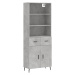 vidaXL Skříň highboard betonově šedá 69,5x34x180 cm kompozitní dřevo