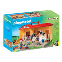 playmobil> Nová Přenosná Stáj 71393