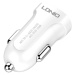 LDNIO Nabíječka do auta LDNIO DL-C17, 1x USB, 12W + kabel Lightning (bílá)