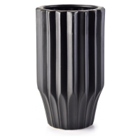 Mondex Keramická váza YVONNE 24,5 cm černá