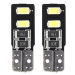 AMIO LED 12V 1,64W 2x SMD bílá 5600k (patice w2,1x9,5d/ T10) kompatibilní s CAN-BUS